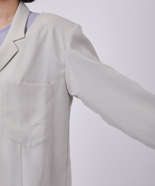 ブラウス シャツ 「RUMCHE/ラム・シェ」Cutting Shirt Jacket/カッティングシャツジャケット レディース RUMCHE ブラウス シャツ 「RUMCHE/ラム・シェ」Cutting Shirt