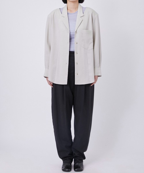 RUMCHE ブラウス シャツ 「RUMCHE/ラム・シェ」Cutting Shirt Jacket