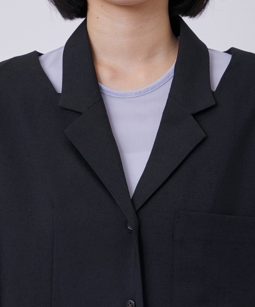 ブラウス シャツ 「RUMCHE/ラム・シェ」Cutting Shirt Jacket/カッティングシャツジャケット レディース RUMCHE ブラウス シャツ 「RUMCHE/ラム・シェ」Cutting Shirt