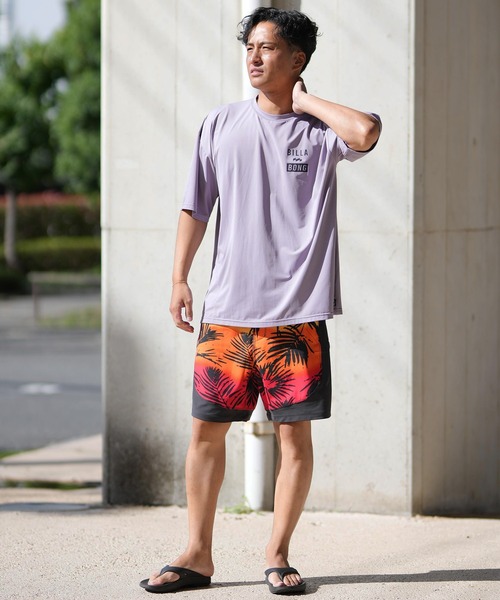 tシャツ BILLABONG/ビラボン Tシャツラッシュガード/水陸両用/UVケア BF013-888 レディース BILLABONG tシャツ BILLABONG/ビラボン Tシャツラッシュガード