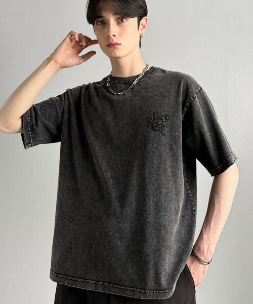 tシャツ 「Classical Origin」「自分ウケ最強。」スノーウォッシュ加工ヴィンテージ綿100％Tシャツ／Snow Powder Washe | Classical Origin | 11