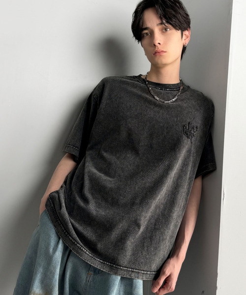 tシャツ 「Classical Origin」「自分ウケ最強。」スノーウォッシュ加工ヴィンテージ綿100％Tシャツ／Snow Powder Washe | Classical Origin | 09
