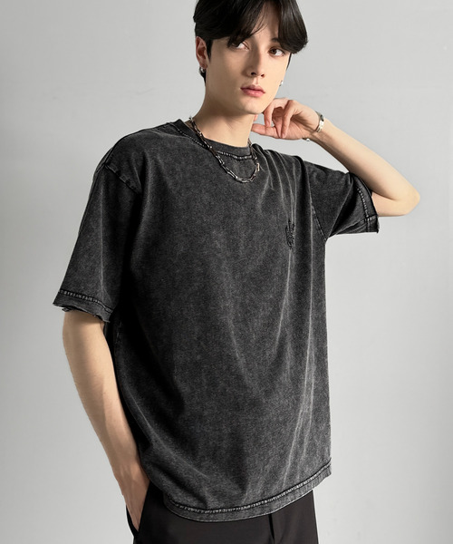tシャツ 「Classical Origin」「自分ウケ最強。」スノーウォッシュ加工ヴィンテージ綿100％Tシャツ／Snow Powder Washe | Classical Origin | 12