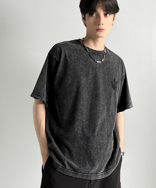 tシャツ 「Classical Origin」「自分ウケ最強。」スノーウォッシュ加工ヴィンテージ綿100％Tシャツ／Snow Powder Washe | Classical Origin | 13