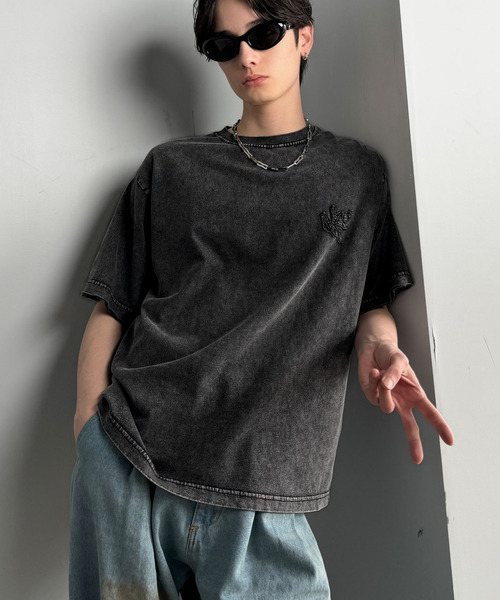 tシャツ 「Classical Origin」「自分ウケ最強。」スノーウォッシュ加工ヴィンテージ綿100％Tシャツ／Snow Powder Washe | Classical Origin | 10