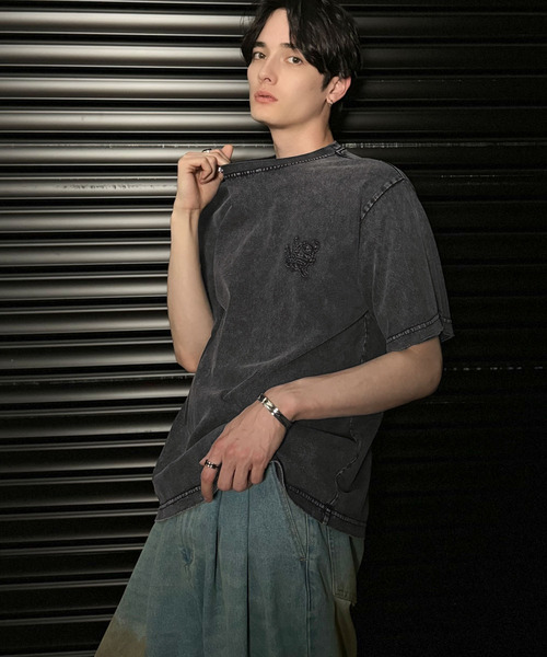 tシャツ 「Classical Origin」「自分ウケ最強。」スノーウォッシュ加工ヴィンテージ綿100％Tシャツ／Snow Powder Washe | Classical Origin | 05