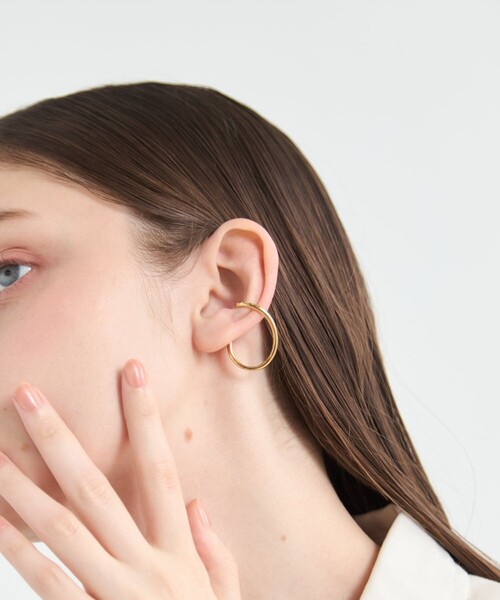 ete イヤーカフ ete（エテ） イヤーカフ 「シェイドカフ」 プレーン S イエロー