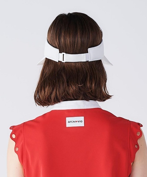 アルチビオ　サンバイザー　新品未使用　レディース archivio サンバイザー 「LADIES」ツバ広サンバイザー