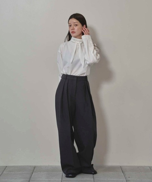 TODAYFUL ブラウス シャツ Roundhem Tie Blouse レディース : ZOZOTOWN