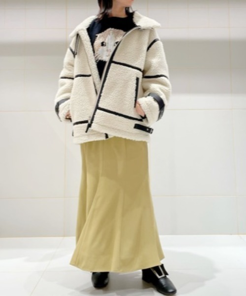 「FURFUR」 長袖ニット FREE ライトブルー レディース_画像2