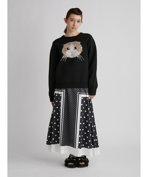 「FURFUR」 長袖ニット FREE ライトブルー レディース_画像6