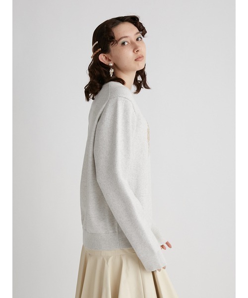 「FURFUR」 長袖ニット FREE ライトブルー レディース_画像9