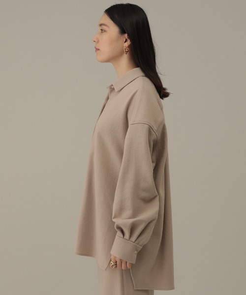 「Chaos」 長袖シャツ FREE ネイビー レディース_画像5