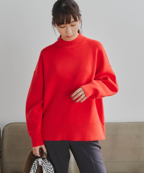 「Droite lautreamont」 ドルマンスリーブニット 2 ブラック レディース_画像3