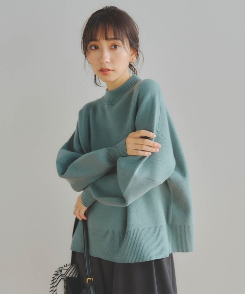 「Droite lautreamont」 ドルマンスリーブニット 2 ブラック レディース_画像4