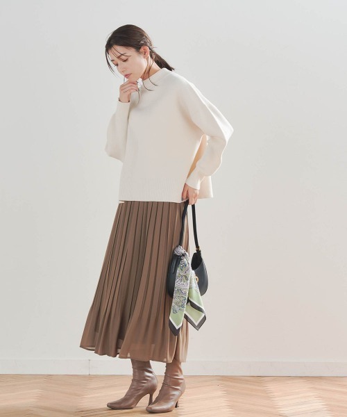 「Droite lautreamont」 ドルマンスリーブニット 2 ブラック レディース_画像7