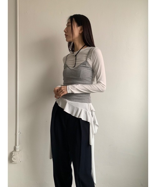 Didot.showroom キャミソール カップシェイブキャミソール