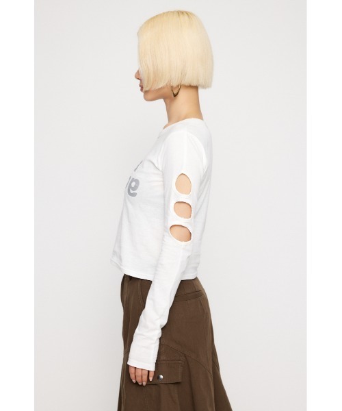 LAGUA GEM シャツ LAGUA GEM（ラグアジェム） tシャツ SIDE CUT COMPACT LONG SLEEVE T