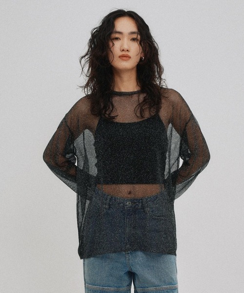 tシャツ Lame knit（ラメニット） レディース