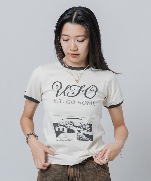 Kijun tシャツ kijun/キジュン UFO T-Shirt レディース