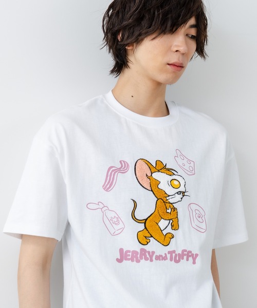 新品　ケイトスペード　トム＆ジェリー　Tシャツ　白　XSサイズ kate spade NEW YORK - 新品 ケイトスペード トム＆ジェリー Tシャツ