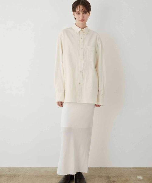 ブラウス シャツ 「LA PEAU DE GEM」regular collar shirt/レギュラーカラーシャツ レディース la peau de gem ブラウス シャツ 「LA PEAU DE GEM」regular