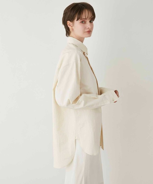 ブラウス シャツ 「LA PEAU DE GEM」regular collar shirt/レギュラーカラーシャツ レディース la peau de gem ブラウス シャツ 「LA PEAU DE GEM」regular