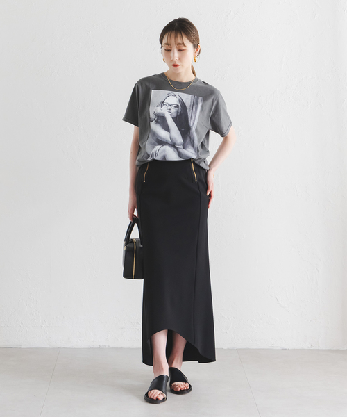 tシャツ 「WEB限定追加」COUTURE D’ADAM/クチュール ド アダム SamHaskins T-shirt(グレー) レディース COUTURE D'ADAM tシャツ 「WEB限定追加」COUTURE D'ADAM
