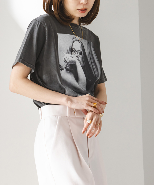 tシャツ 「WEB限定追加」COUTURE D’ADAM/クチュール ド アダム SamHaskins T-shirt(グレー) レディース WEB限定追加》COUTURE D'ADAM/クチュール ド アダム SamHaskins