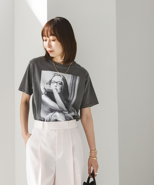 tシャツ 「WEB限定追加」COUTURE D’ADAM/クチュール ド アダム SamHaskins T-shirt(グレー) レディース COUTURE D'ADAM tシャツ 「WEB限定追加」COUTURE D'ADAM