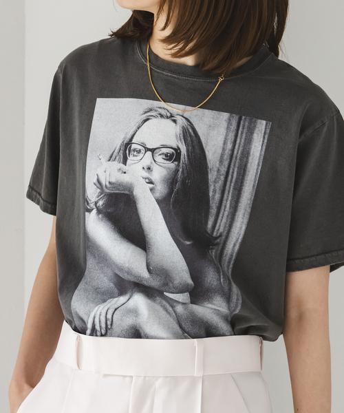 tシャツ 「WEB限定追加」COUTURE D’ADAM/クチュール ド アダム SamHaskins T-shirt(グレー) レディース WEB限定追加》COUTURE D'ADAM/クチュール ド アダム SamHaskins