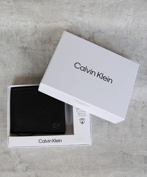  折財布 31CK130018 Calvin Klein カルバンクライン 財布 二つ折り ブラック