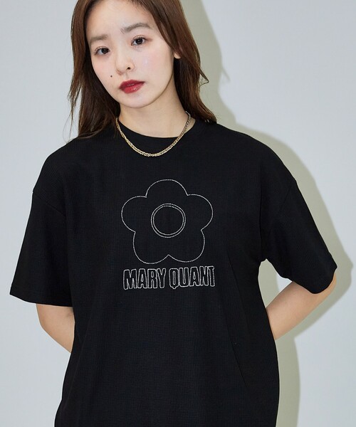 PUBLUX tシャツ MARY QUANT × PUBLUX/マリークワント 刺繍