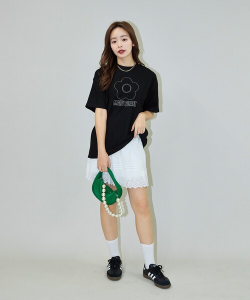 PUBLUX tシャツ MARY QUANT × PUBLUX/マリークワント 刺繍