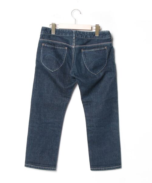 [Kelen] Denim укороченные брюки X-SMALL голубой женский 