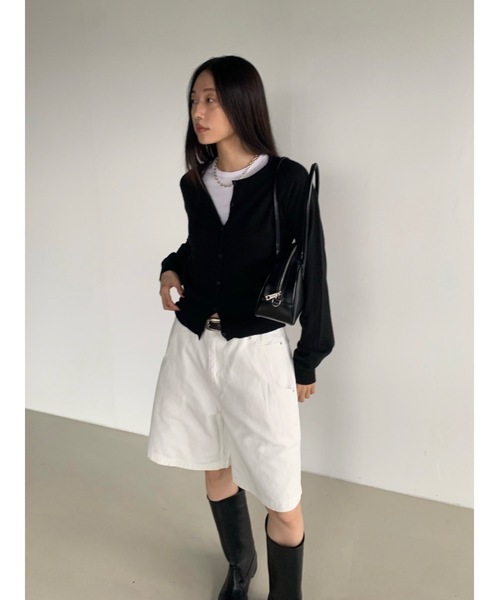 「Didot.showroom」 ニットカーディガン FREE ブラック レディース_画像9