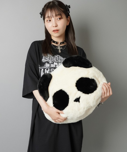SPINNS ショルダーバッグ バッグ ビッグショルダーバッグ/パンダ