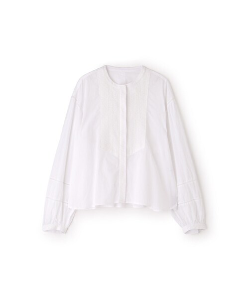 「human woman」 長袖ブラウス MEDIUM ホワイト レディース human woman 「human woman」 長袖ブラウス MEDIUM ホワイト
