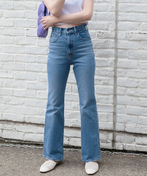 ダメージ加工デニムパンツ 薄い青 Levi's 「Levi's」 ダメージ加工デニムパンツ 28inch ブルー