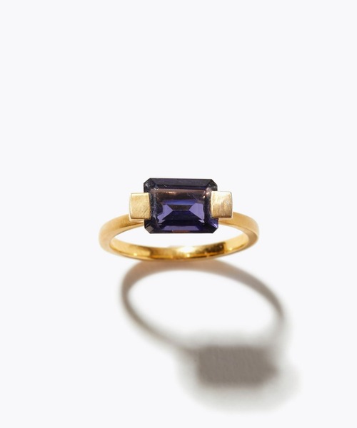 ARTIDA OUD/ancient レクタングル ルチルクォーツリング/13号 ancient