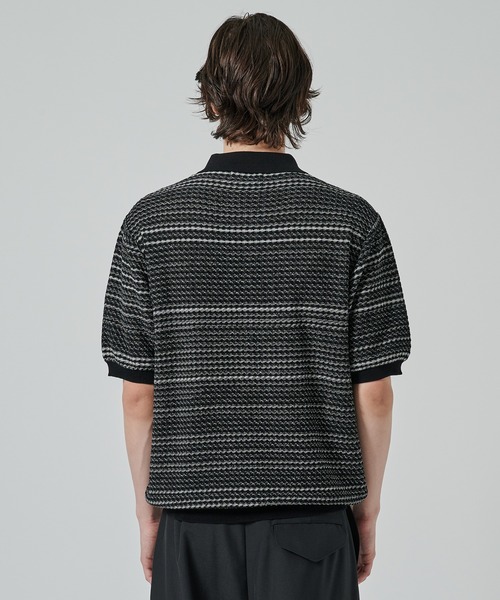 MARKAWARE SKIPPER SHIRT ブラック marka (マーカ) SKIPPER SHIRT / スキッパ―シャツ
