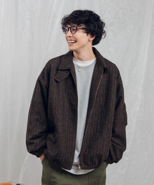 「MUHET」 ジップアップブルゾン X-LARGE ブラック レディース_画像5