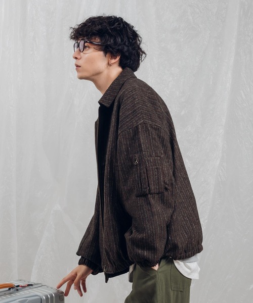 「MUHET」 ジップアップブルゾン X-LARGE ブラック レディース_画像6