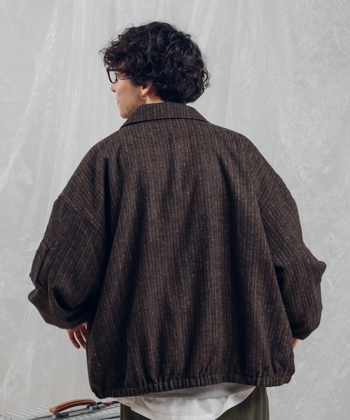 「MUHET」 ジップアップブルゾン X-LARGE ブラック レディース_画像7