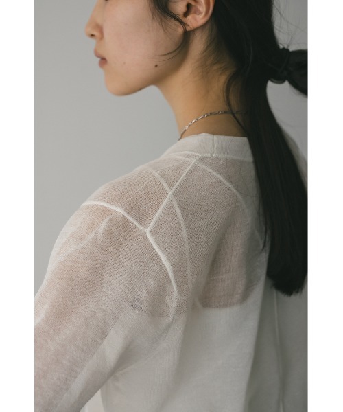 tシャツ ウォッシャブルリネンニットT レディース STYLEMIXER tシャツ ウォッシャブルリネンニットT レディース