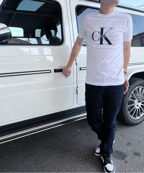 「Calvin Klein Jeans」 半袖Tシャツ X-LARGE グレー メンズ