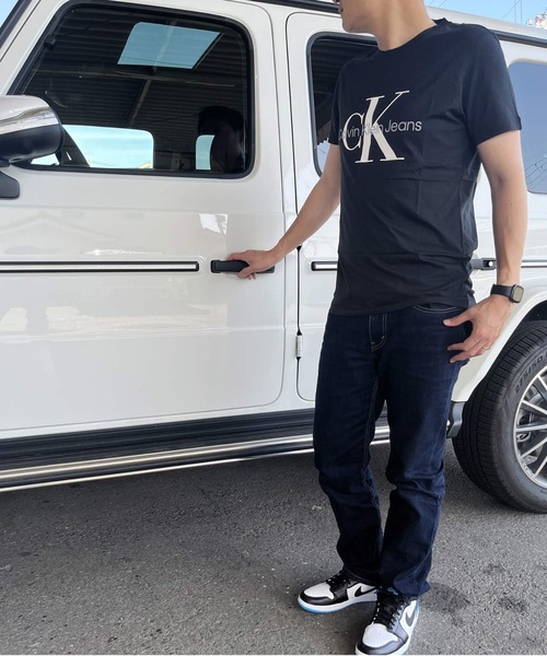 「Calvin Klein Jeans」 半袖Tシャツ X-LARGE グレー メンズ