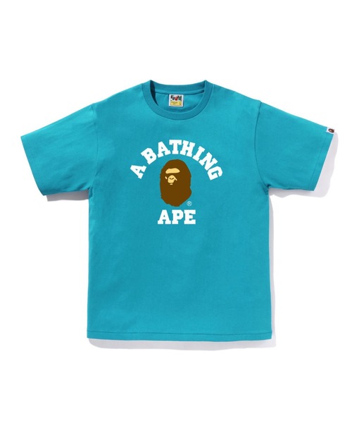 A BATHING APE（アベイシングエイプ） tシャツ COLLEGE TEE メンズ
