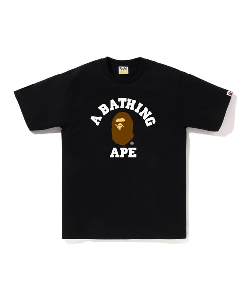 すぐ届く【A BATHING APE】人気デザイン COLLEGE SHIRT A BATHING APE tシャツ COLLEGE TEE メンズ レディース