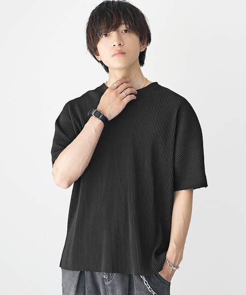MinoriTY（マイノリティ） tシャツ 「MinoriTY」さら艶プリーツクルー